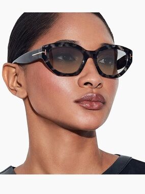 Tom Ford Penny Sunglasses - Coloured Havana - Smoke